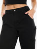 Sinsay Women's Black High Waist Cargo Pants | Sinsay In Lebanon