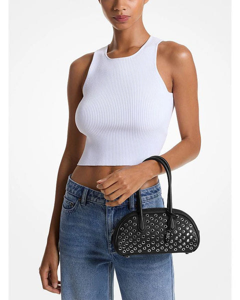 Michael Kors Women’s Black Lulu Small Handle Satchel Hand Bag | Michael Kors In Lebanon