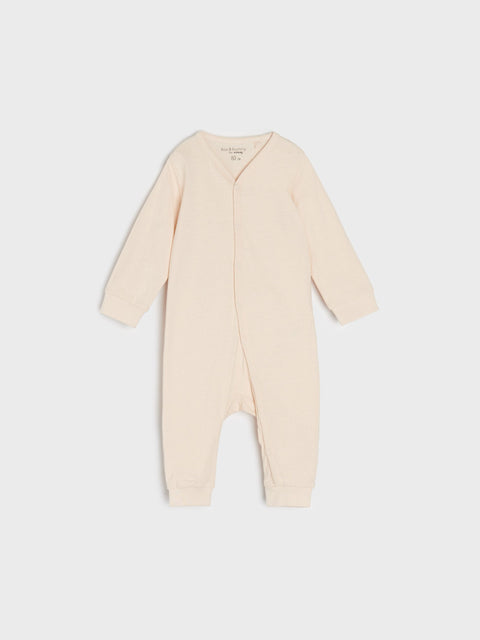 Sinsay Fox & Bunny Baby Girl's Cream & Purple Pack Of 2 Rompers | Sinsay In Lebanon