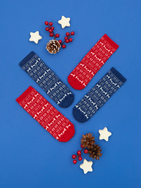 Sinsay Boy's Navy/Red  2 pack Socks| Sinsay in Lebanon