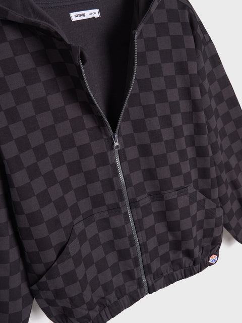 Sinsay Boy's Dark Grey Hooded Jacket | Sinsay In Lebanon