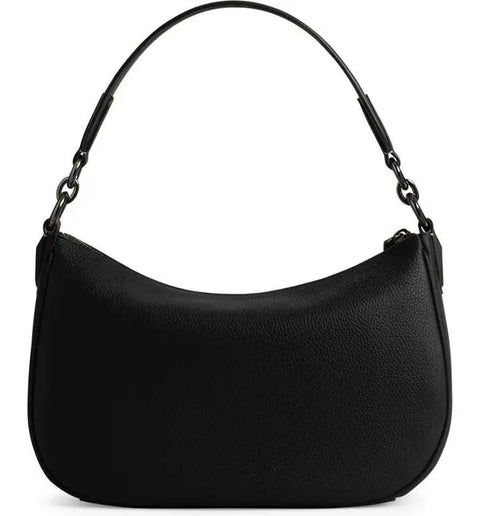 Coach Women's Black Polished Pebble Leather Crossbody Bag | Coach In Lebanon