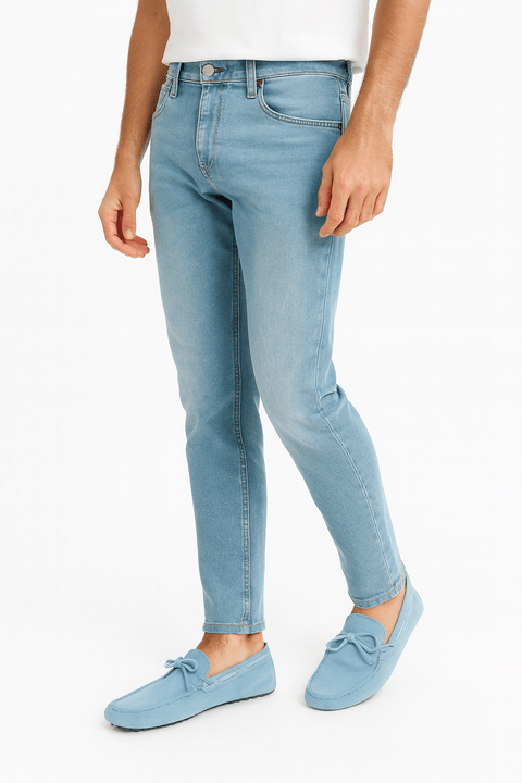 ACBC  Men's Light Blue Driver Suede Casual Shoes | ACBC  In Lebanon