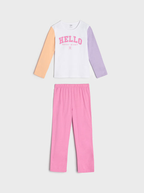 Sinsay Girl's Multi Color Printed Pijama Set | Sinsay In Lebanon