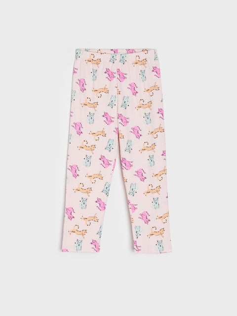 Sinsay Girl's Pastel Pink Pajama Set With Print | Sinsay In Lebanon