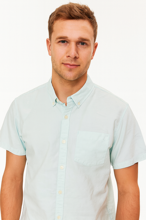 Forever 21 Men's Minty Green Woven Shirt | Forever 21 In Lebanon