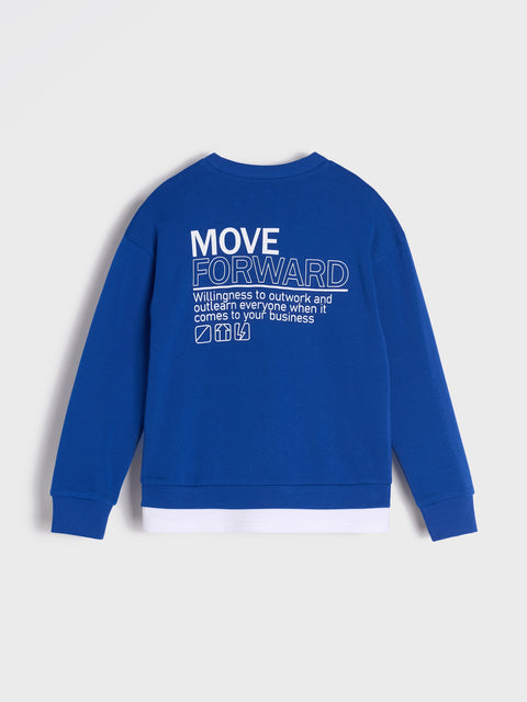 Sinsay Boy's Blue Long Sleeve Sweatshirt |Sinsay  in Lebanon