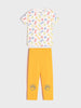 Sinsay Boy's Pajama Set White-Yellow AYA