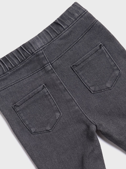 Sinsay Baby Girl's Black Jegging With Washed Effect | Sinsay In Lebanon