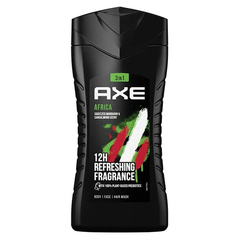 Axe Africa 12h Long Lasting Fragrance 3-In-1 Body Wash For Men 400ml | Axe In Lebanon
