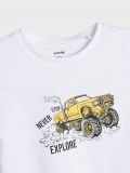 Sinsay  Boy's White Print Graphic T-Shirt  | Sinsay in Lebanon