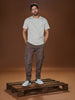 Sinsay Men's Light Beige Basic T-Shirt | Sinsay In Lebanon