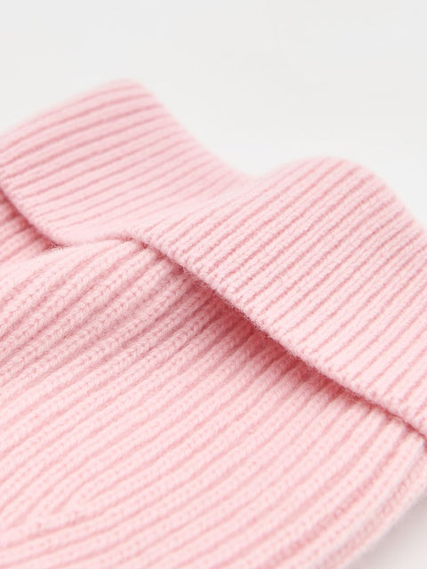 Reserved Girl's Light Pink Knitted Winter Hat | Reserved In Lebanon