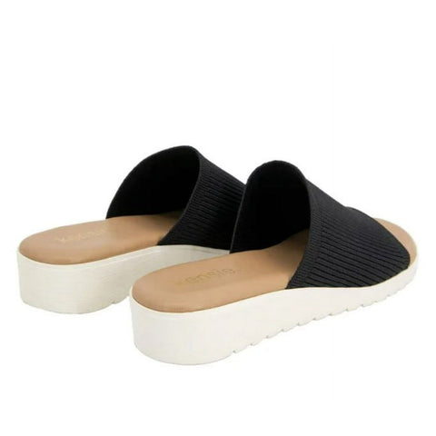 Kensie Women's Black Ellie Flexible Outsole Padded Slippers | Kensie In Lebanon