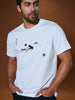 Sinsay Men's White T-Shirt With Print | Sinsay In Lebanon