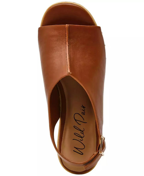 Wild Pair Women's Brown Evelyynn Studded Sandals | Wild Pair In Lebanon