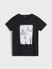 Sinsay Women's Black Printed Short-Sleeved T-Shirt | Sinsay In Lebanon