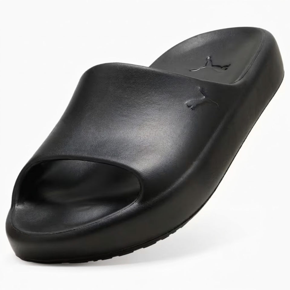 Puma Boy's Black Shibui Cat Slipper