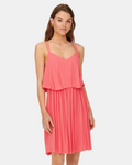 Only  Women's  Coral Strap Layered Dress 11228904 FE343