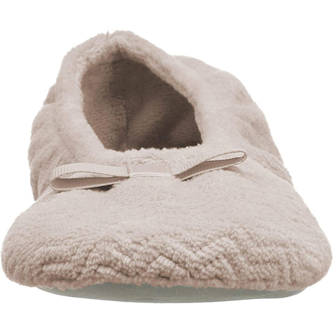 Isotoner Women's Taupe Moisture Wicking and Suede Sole for Comfort Ballet Slippers| Isotoner Signature in Lebanon