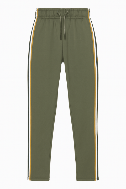 POMPdeLUX Girl's Dark Green Straight Pants |POMPdeLUX in Lebanon