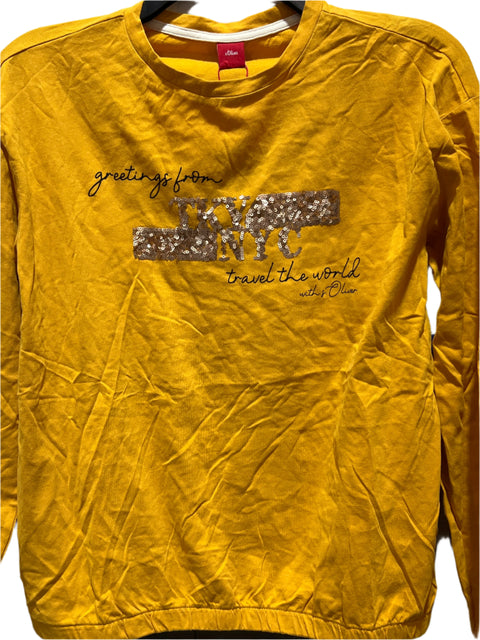 S.Oliver Girl's Mustard Blouse | S.Oliver In Lebanon