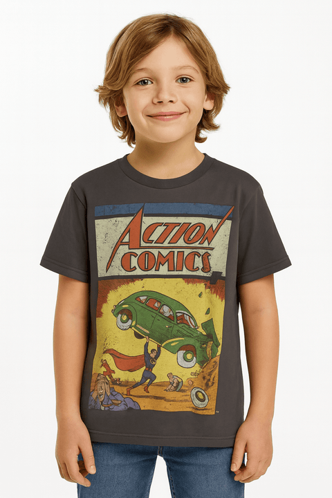 Cotton On Boy's Grey T-Shirt ABFK388