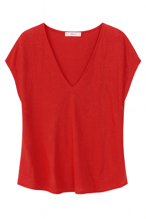 Mango Women's Red Sleeveless Top| Mango in Lebanon