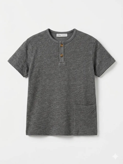 Zara Boy's Dark Grey T-Shirt | Zara In Lebanon