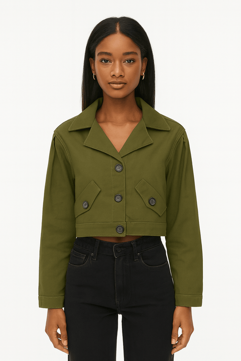 S.Oliver Girl's Green Pocket Jacket |S.Olive in Lebanon