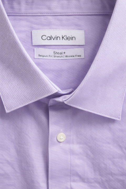 Calvin Klein Men's Lilac Long Sleeve Shirt | Calvin Klein In Lebanon