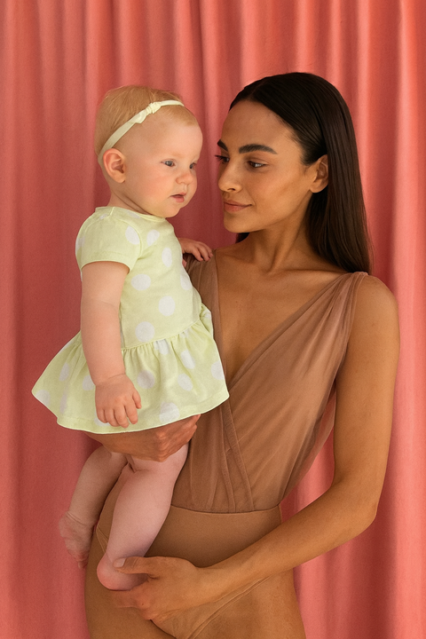 Sinsay Baby Girl's Green & White Dress | Sinsay In Lebanon