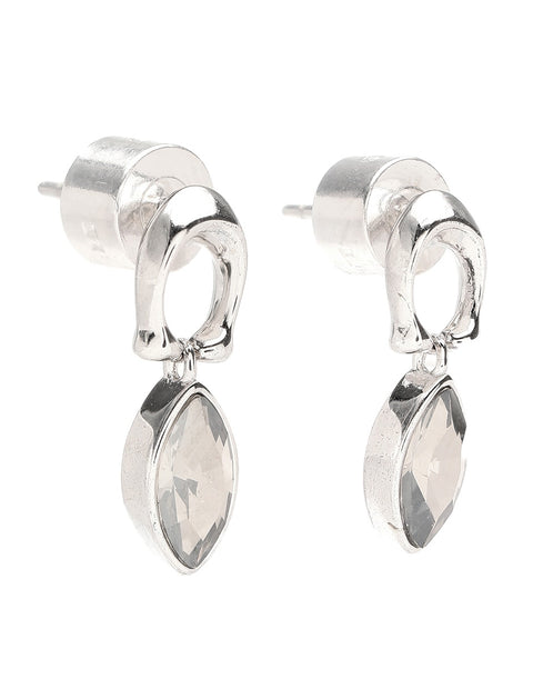 Coach Women's Set Of Stoned Silver Necklace & Earrings |Coach in Lebanon