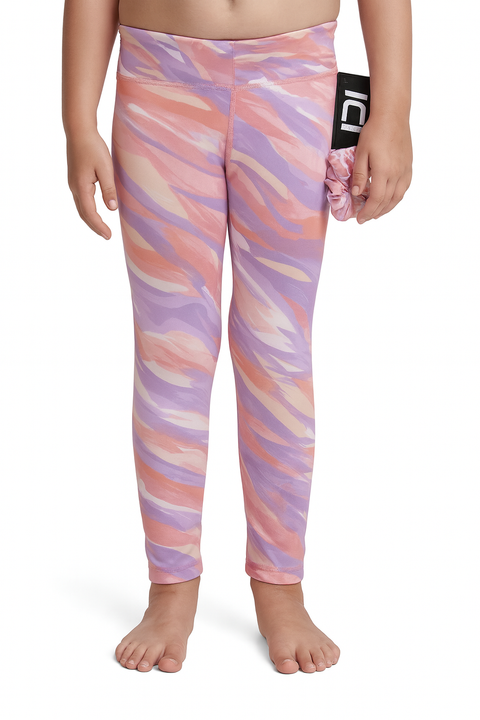 Id Ideology Girl's Purple Multicolor Legging |Id Ideology In Lebanon