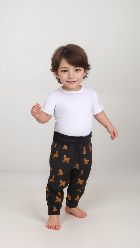 POMPdeLUX Boy's Dark Grey Lt Joggers |POMPdeLUX in Lebanon