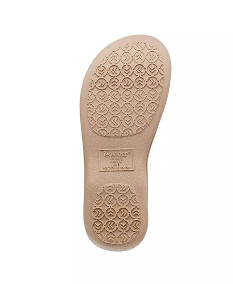 Isotoner Signature Women's Pink Georgie Floral Print Thong Slipper | Isotoner Signature In Lebanon