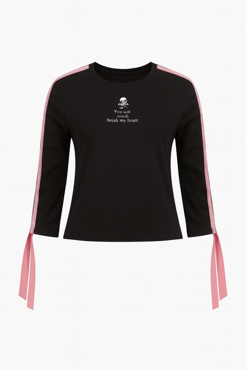 Stitch & Soul Women's Dark Grey 3/4 Sleeve Blouse | Stitch & Soul In Lebanon