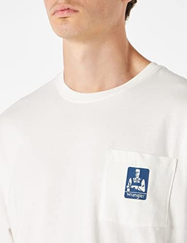 Wrangler Men's White T-Shirt With Pocket | Wrangler In Lebanon