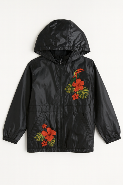 Boboli Girl's Black Leather Jacket | Boboli in Lebanon