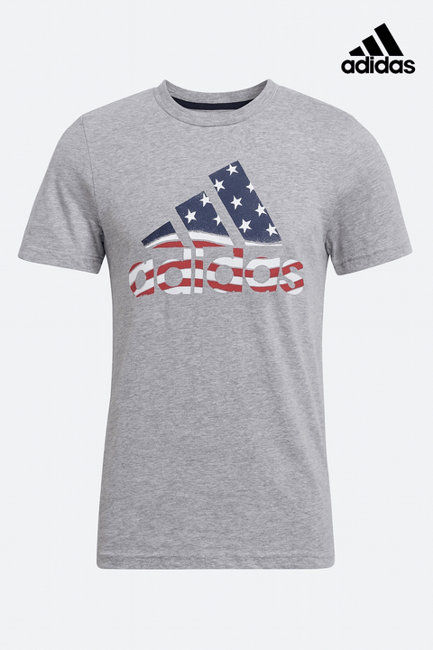 Adidas Boy's Gray T-Shirt ABFK2071