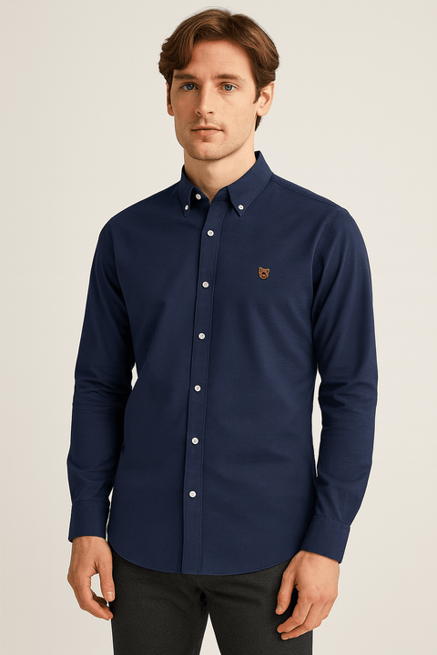 Jack & Jones Men's Navy Slim Shirt | Jack & Jones In Lebanon