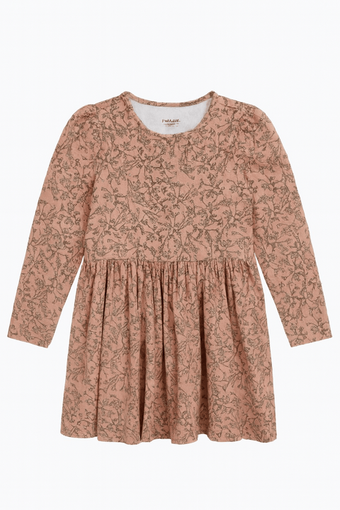 POMPdeLUX Baby Girl Multicolor Long-Sleeve Dress | POMPdeLUX in Lebanon