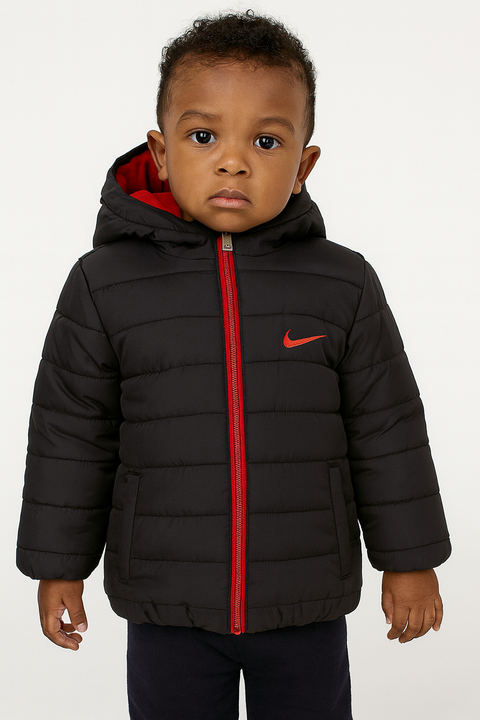 Nike Baby Boy's Black Long Sleeve Hooded Jacket |Nike In Lebanon
