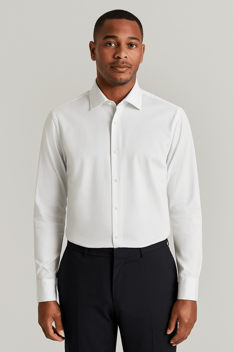 AL FANI  Men's  White Shirts ABF4014
