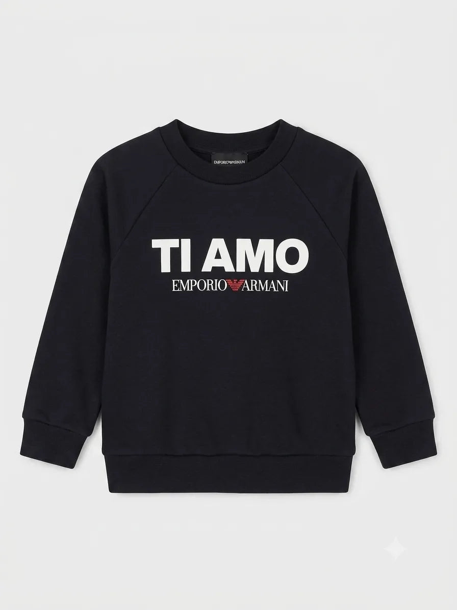 Emporio Armani Boy's Black Printed Blouse | Emporio Armani In Lebanon