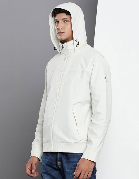 Tommy Hilfiger Men's Beige Water Resistant Bomber Jacket | Tommy Hilfiger In Lebanon