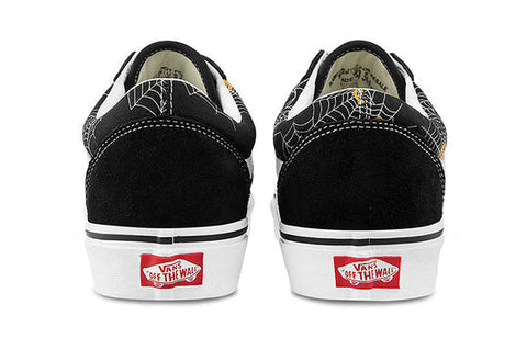 Vans Unisex Black Spider Web Old Skool Sneakers | Vans In Lebanon