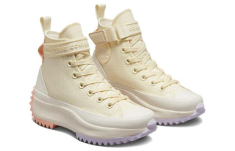 Converse Unisex Beige Run Star Hike Platform Utility Strap Sneakers | Converse In Lebanon