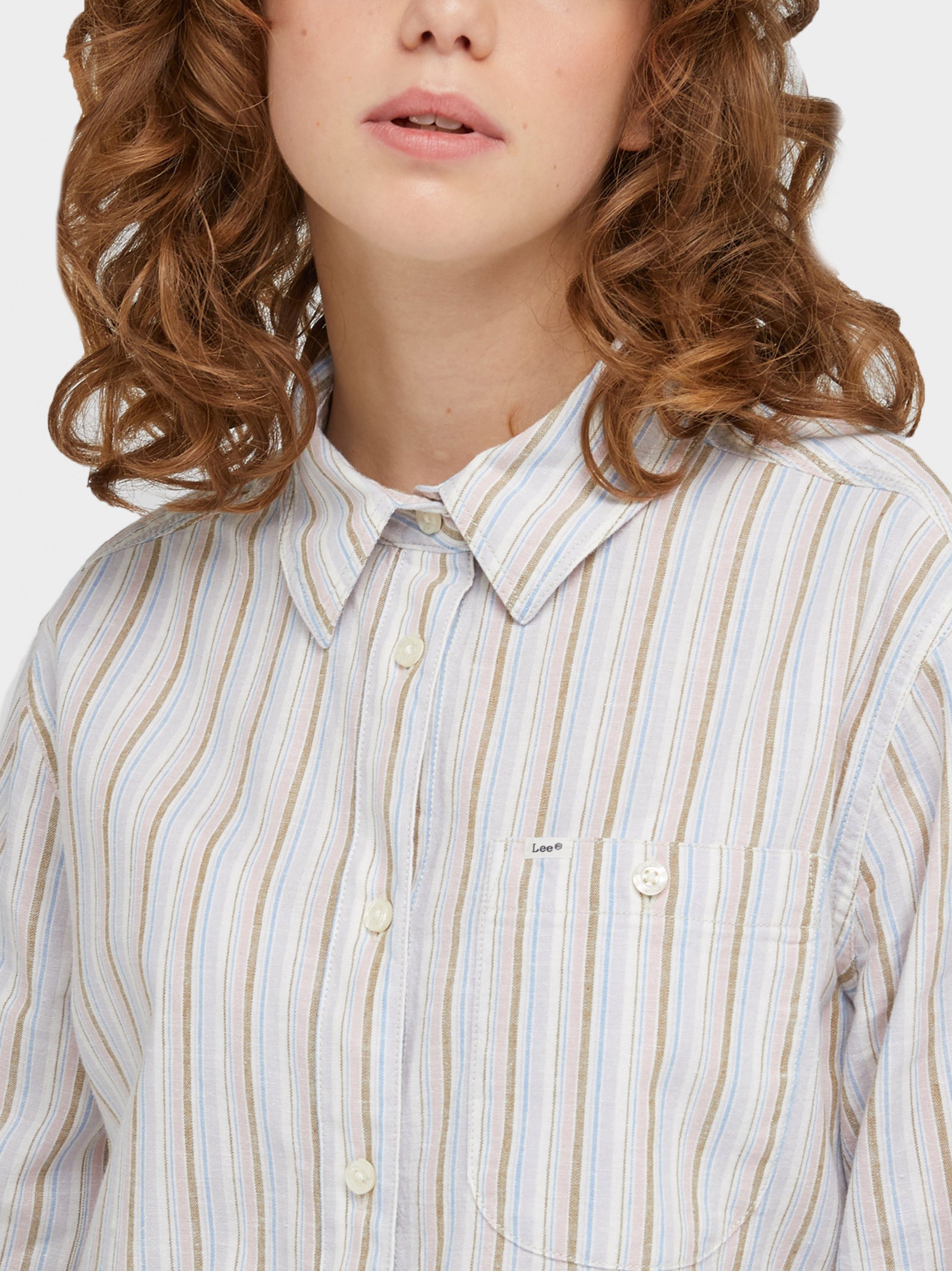 Lee Women's Multicolor Striped Long Sleeve Shirt | Lee In Lebanon