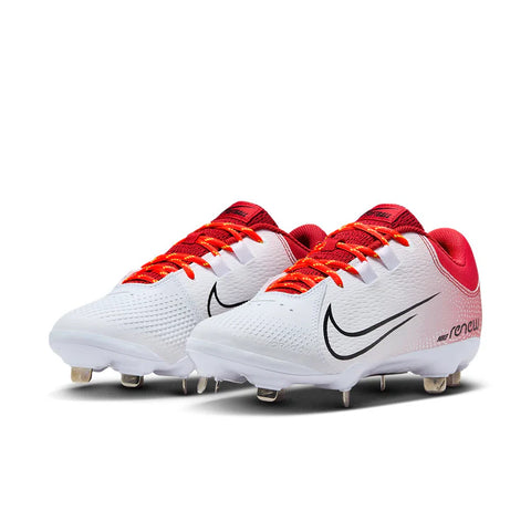 Nike Boy's White & Red Hyperdiamond 4 Pro Softball Sneaker | Nike In Lebanon